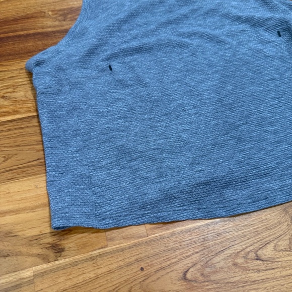 Lululemon Run and Train Racerback Tank in Heathered Black - Size 6 - Picture 4 of 7